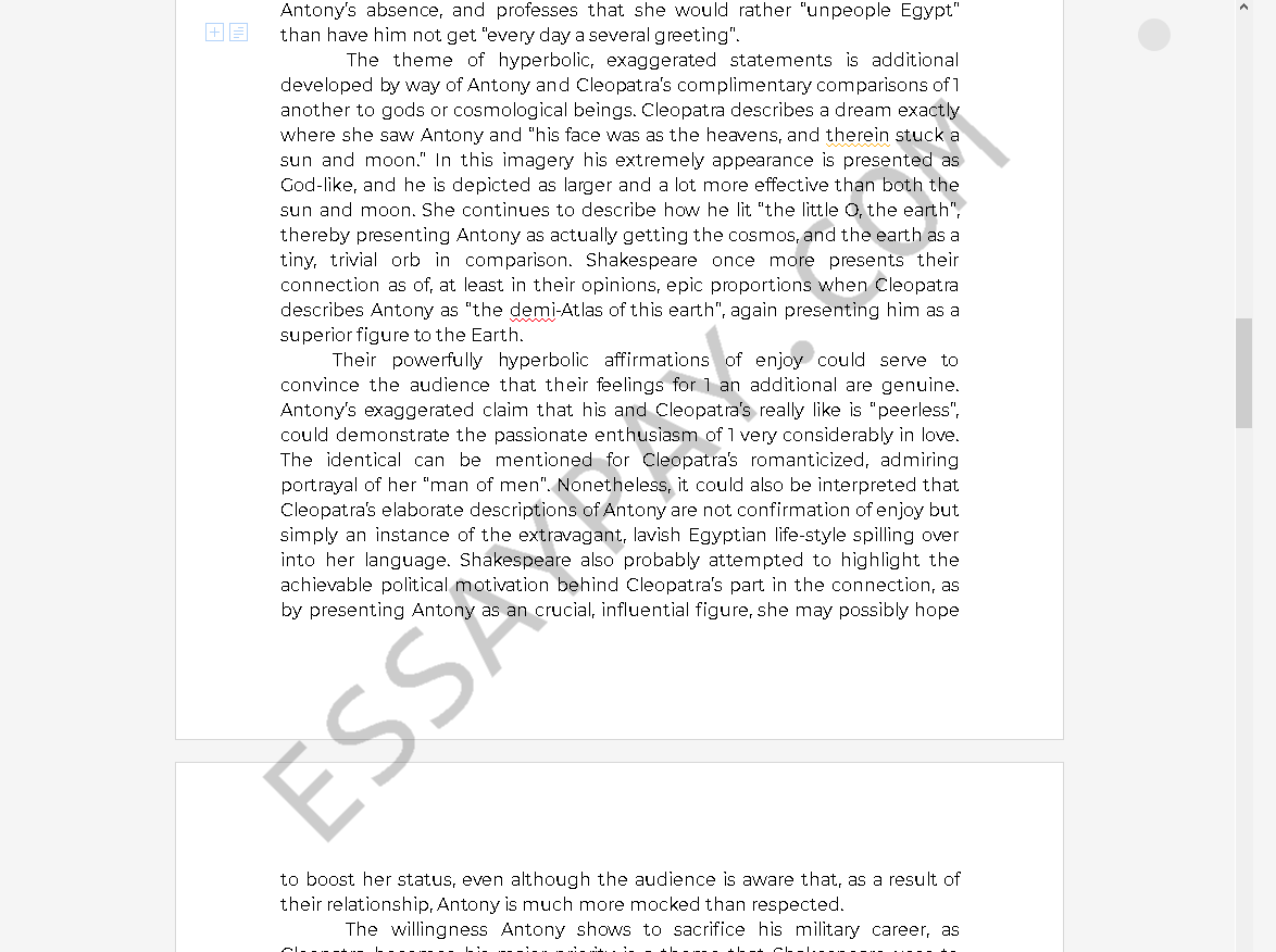 cleopatra 5 paragraph essay