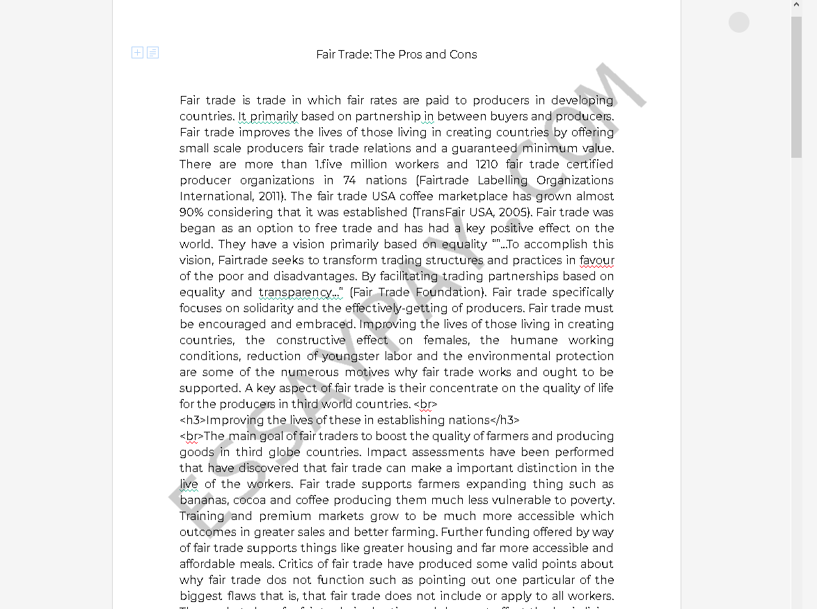 trade fair essay 200 words