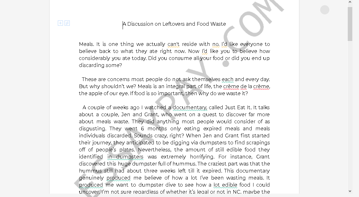 Food Service Management Essay Example # — Free Essays