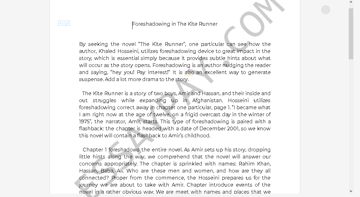 kite runner essay conclusion