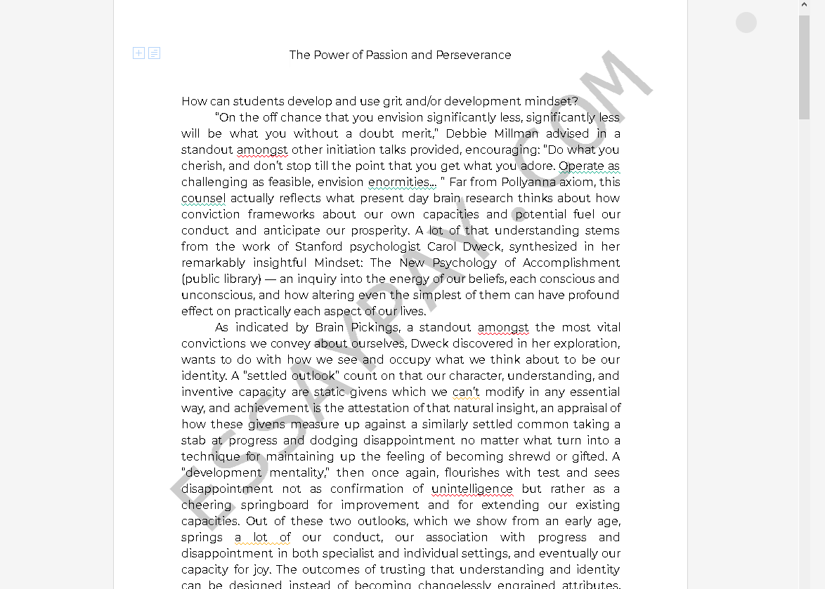 Essay on Passion Essay on Passion