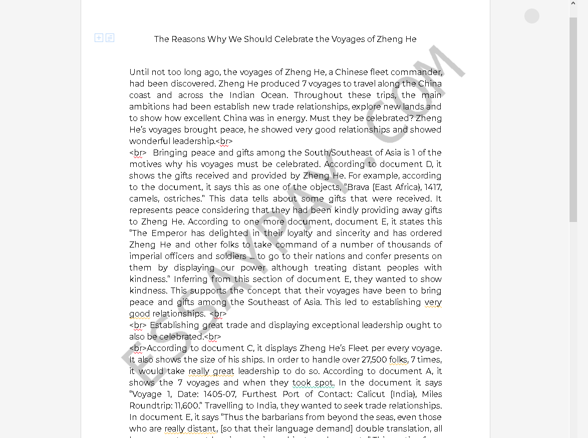 should we celebrate the voyages of zheng he pdf