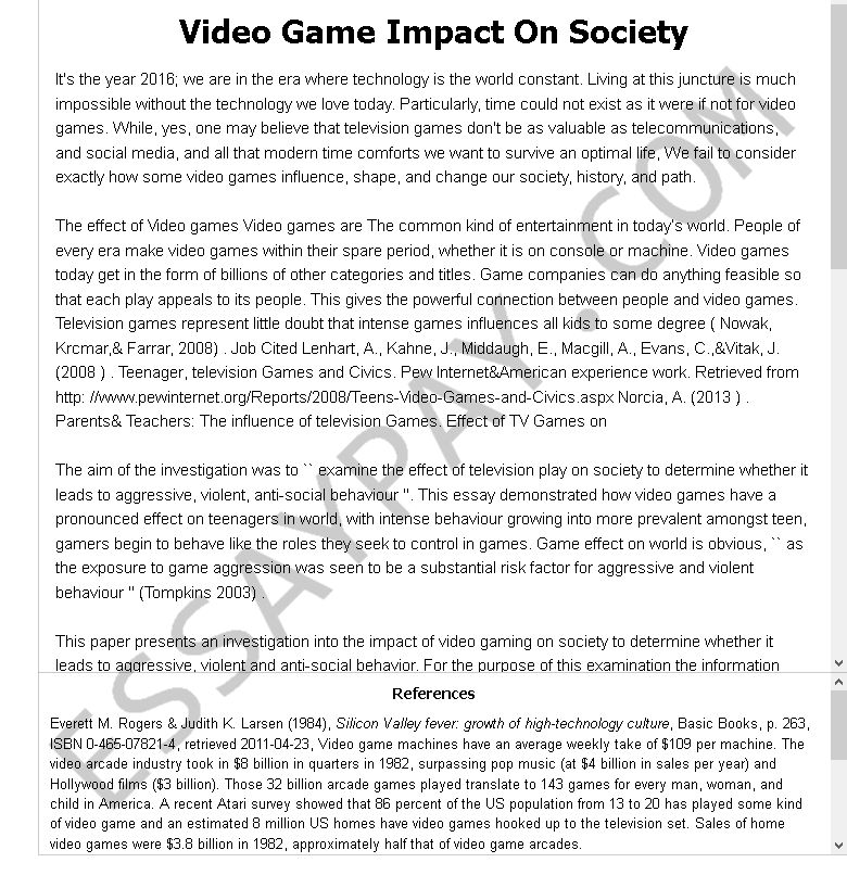 gaming community essay