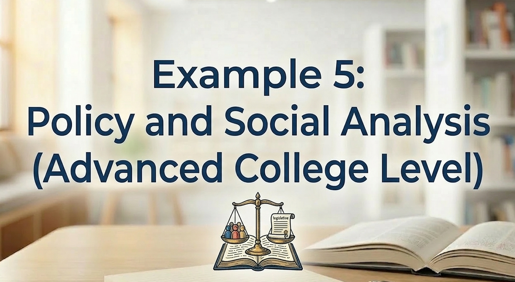 Policy and Social Analysis