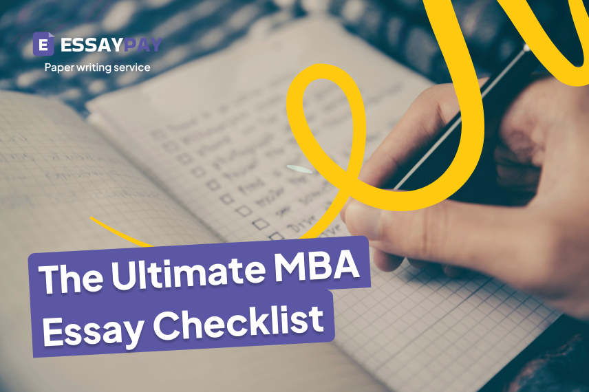 MBA Essay Format Checklist for Admissions