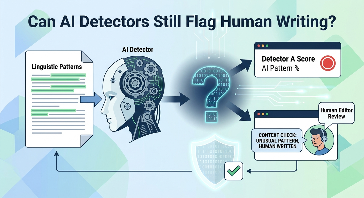 Can AI Detectors Still Flag Human Writing? Can AI Detectors Still Flag Human Writing?